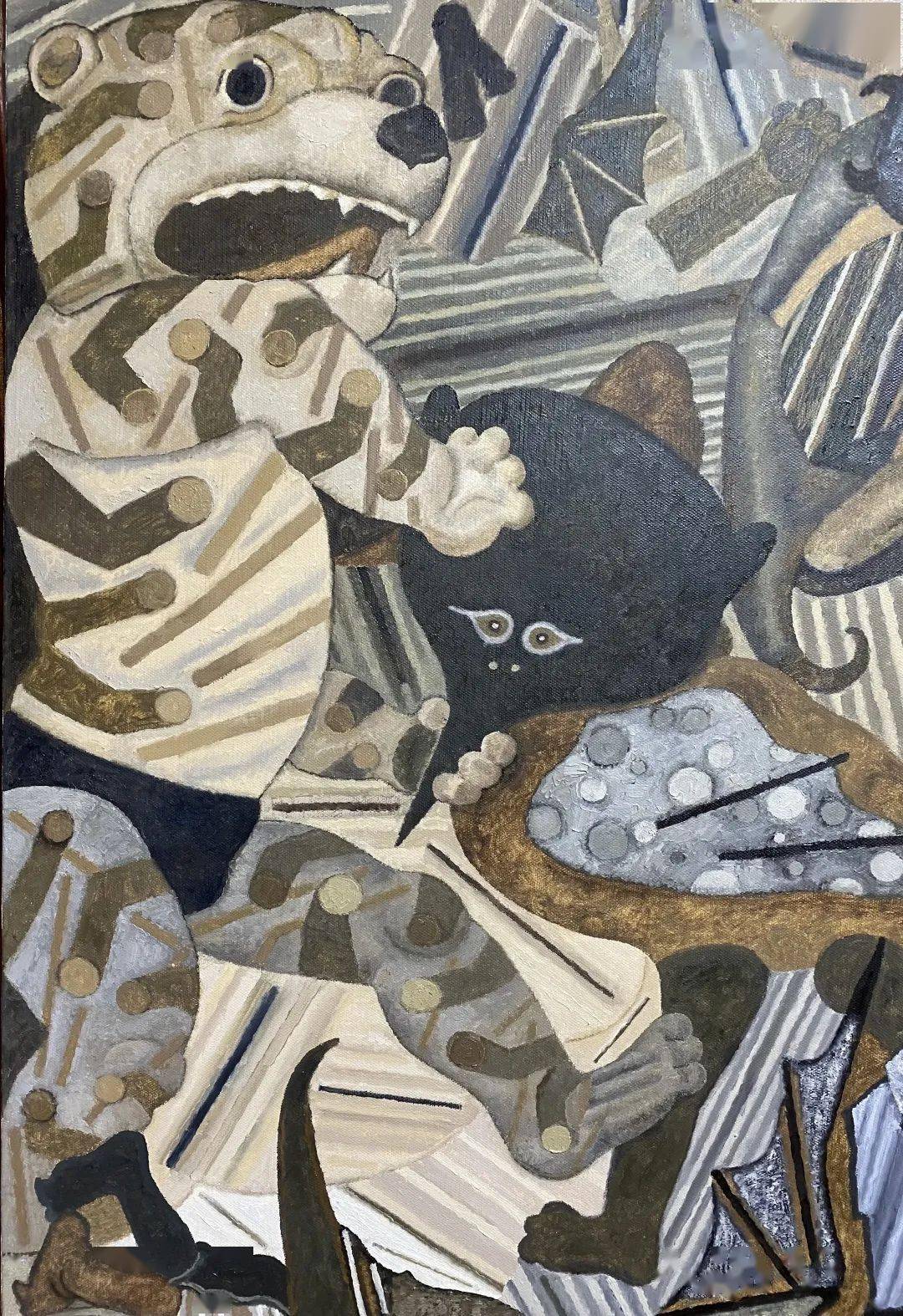 曹力全球抗疫图警世之战创作谈