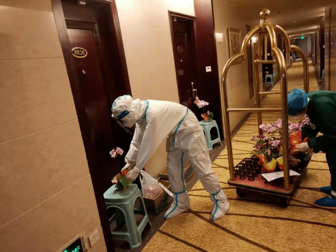 暖心春节期间南村骏粤酒店开展慰问关怀隔离人员活动