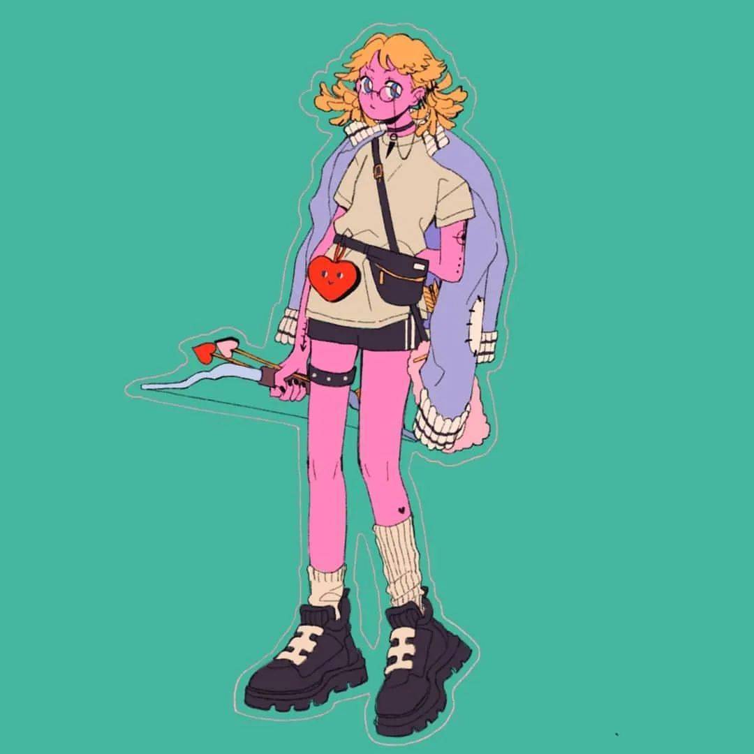 荞头插画分享第251期德国插画家mochipanko