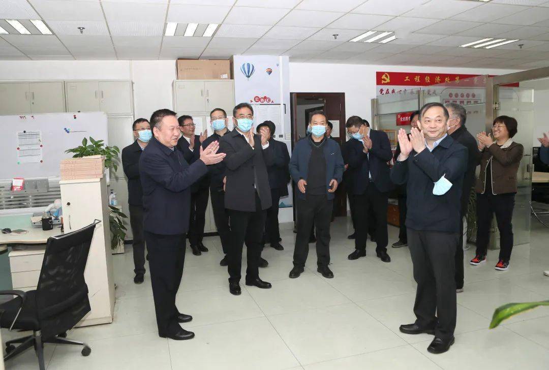 牛年春节后的首个工作日,铁一院党委书记,董事长刘为民,院长董勇及朱