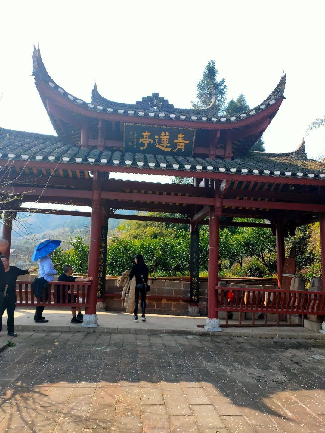 记沅陵县二酉乡血水潭村好有味群文友咏春笔会