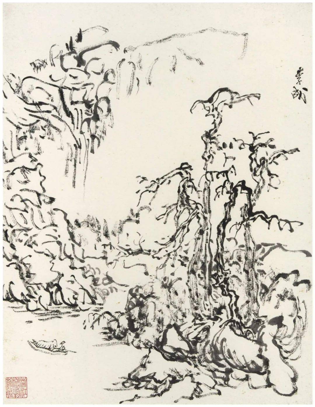 黄宾虹山水写生赏析高清50幅