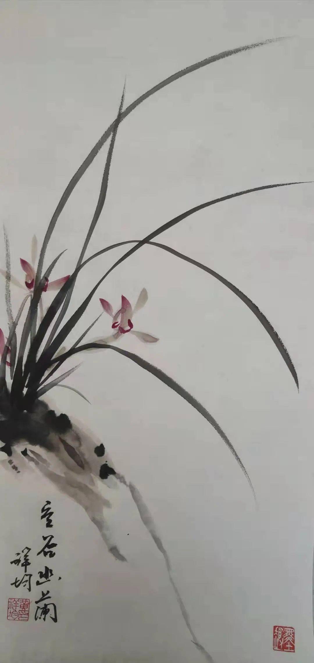 【982书画】黄祥均作品:兰系列_兰花