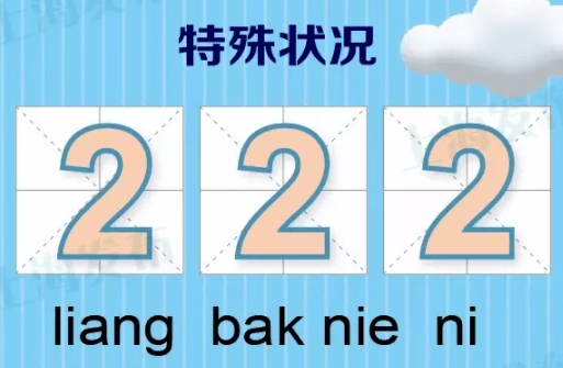 222不同读法意思大不同