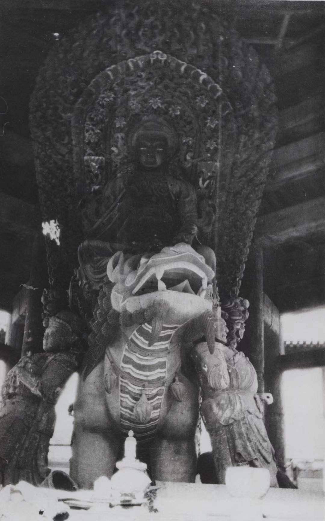 圆明园发布365张老照片正觉寺文殊菩萨全身照片为首次发现