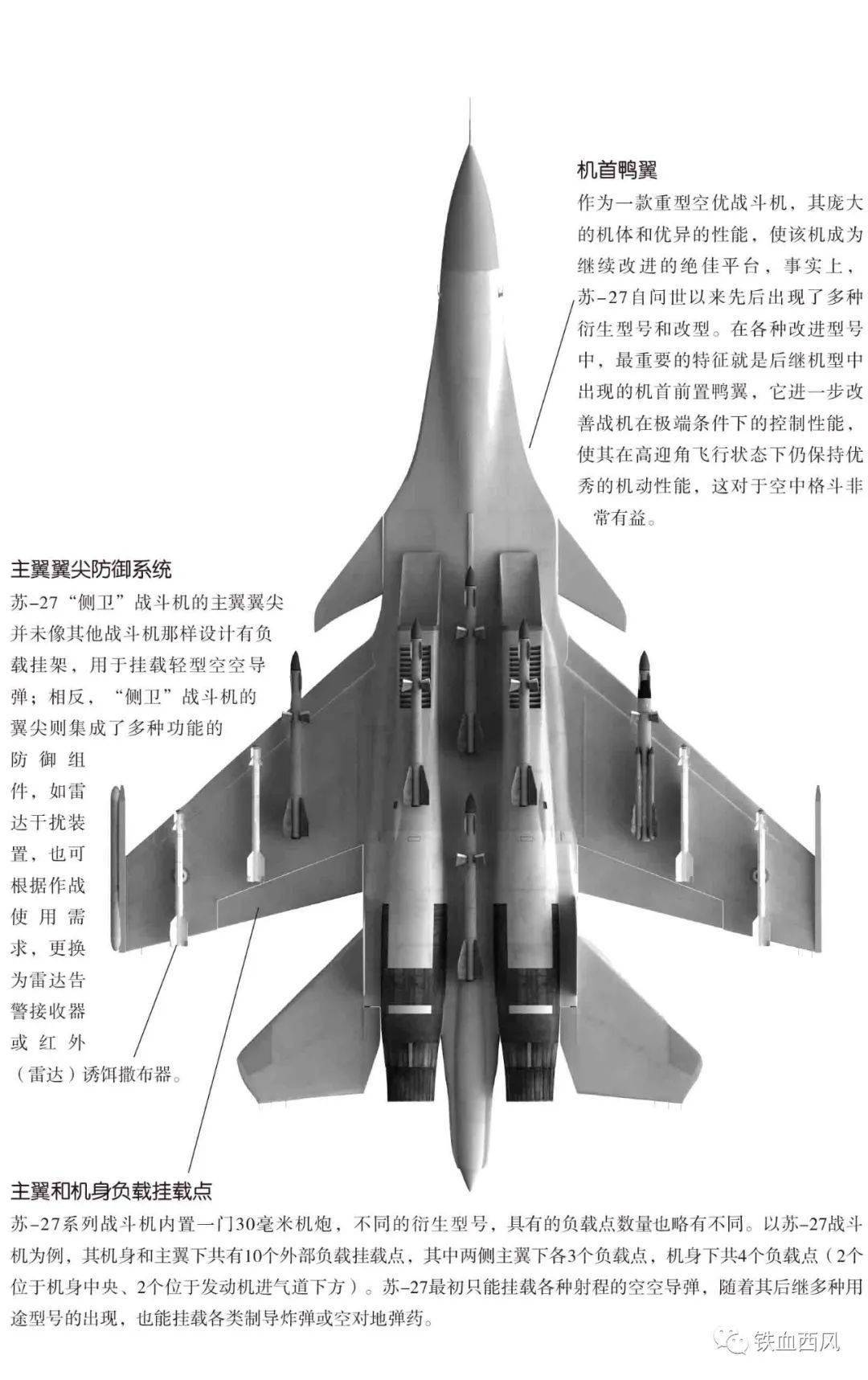 苏273035侧卫战斗机载弹模式