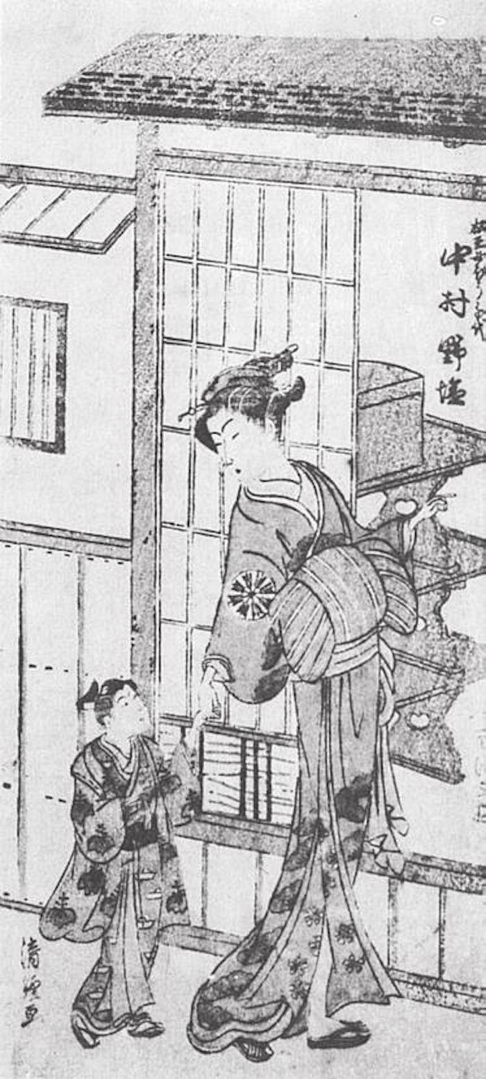 最长寿的浮世绘流派独创蚯蚓描擅画剧场招牌画