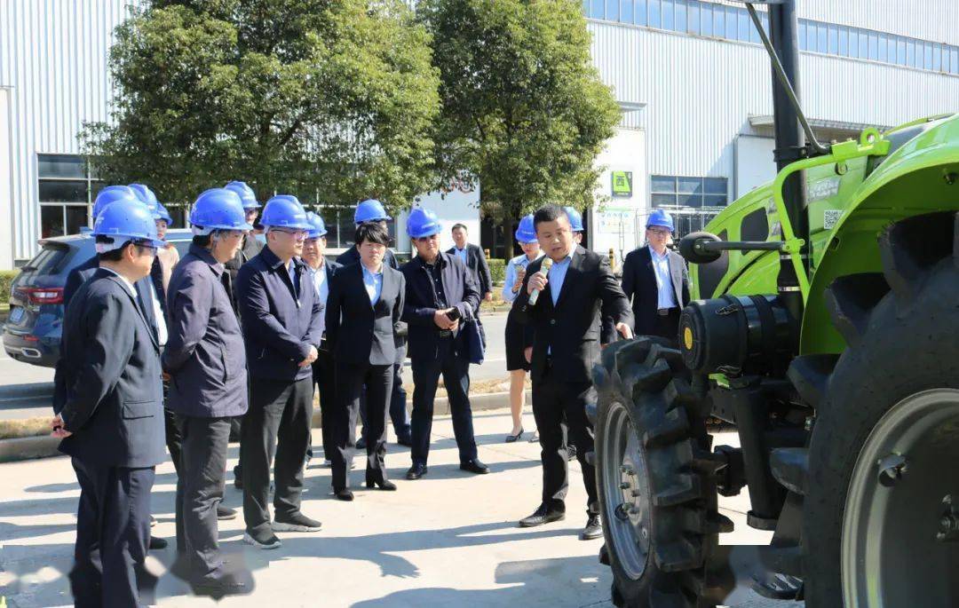 湖南省工信厅副厅长马天毅一行调研中联农机汉寿事业部