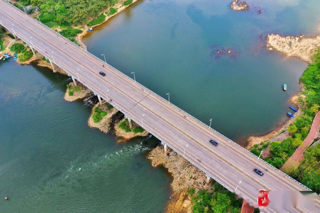 图说琼海从高空俯瞰嘉积大桥
