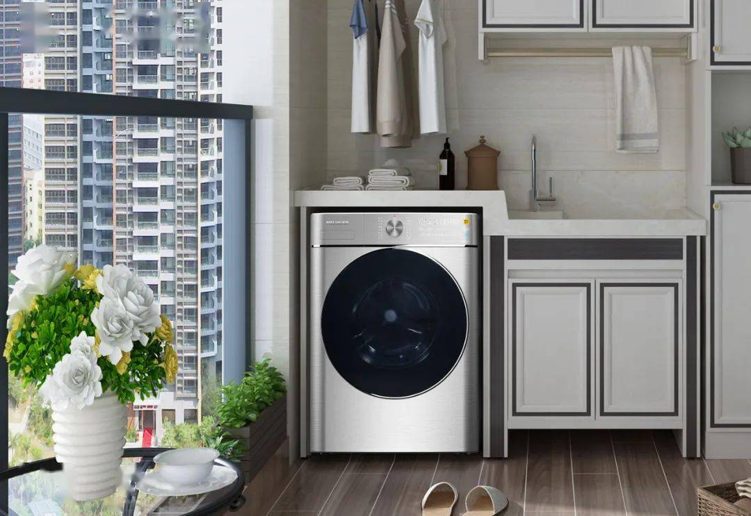 方案配置美菱洗衣机mg100-14686bhais获得"世界上最薄的10kg滚筒洗衣