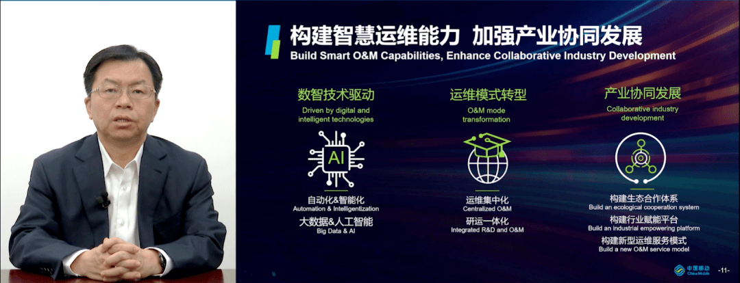 人工智能|聚焦2021MWCS丨中国移动副总经理李慧镝：加速数智化转型 赋能高质量