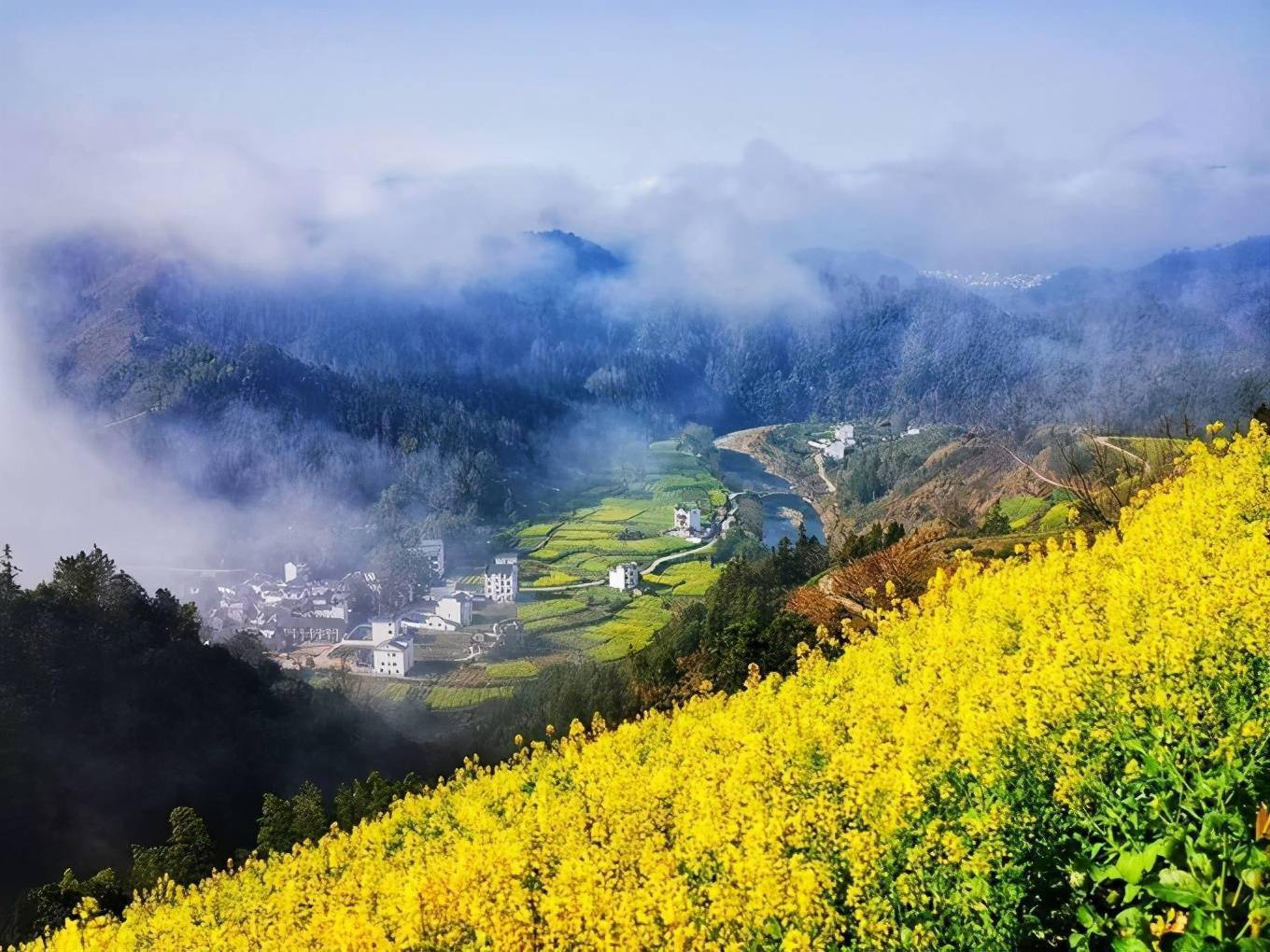 尋覓徽州最美四月天——歙縣,一幅遺忘在時光裡的徽派水墨畫