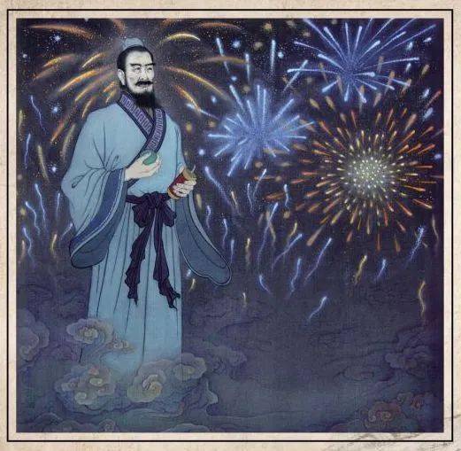 后来以火硝为原料的爆竹,应该是浏阳的李畋在唐代初期发明的.