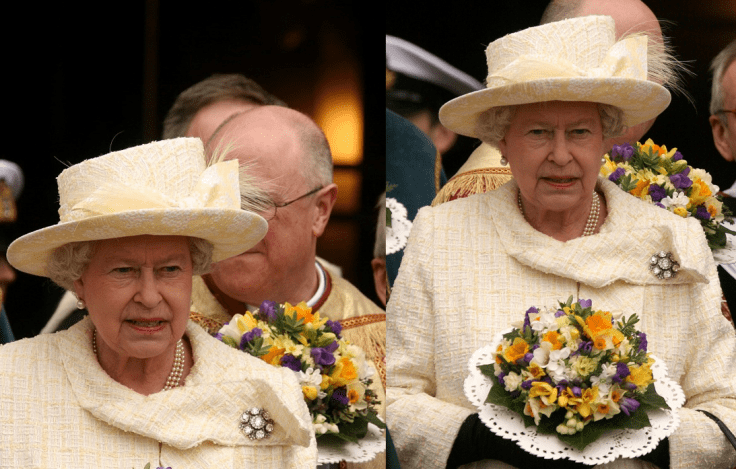 英国女王出镜安抚民众一身简约贵族装扮90多岁气势依旧很强