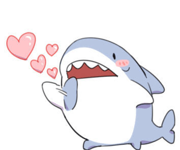 鲨鱼表情包:富婆,饿饿,饭饭