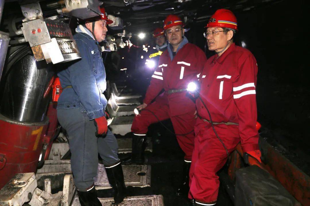 张新文莅临张集煤矿调研工作