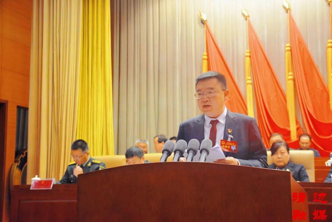 县委常委,常务副县长曹龙作县十八届人大一次会议期间代表所提议案及