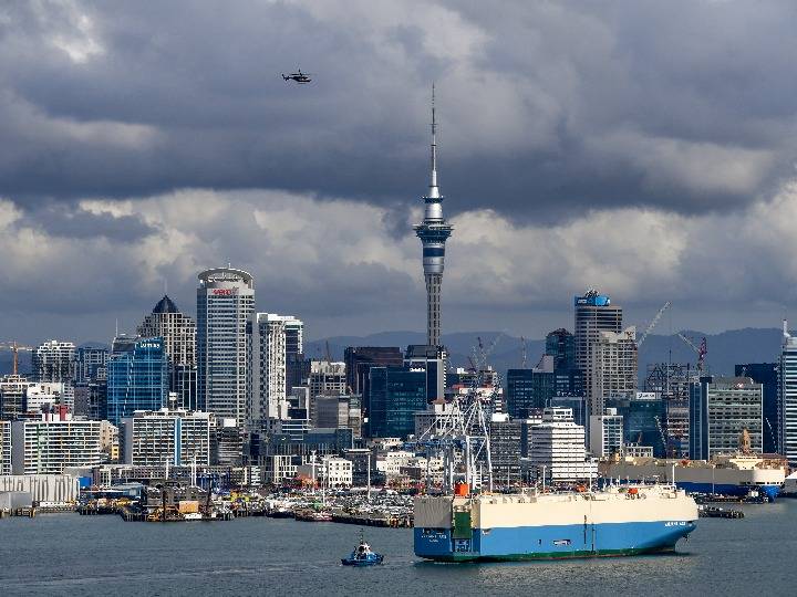 新西兰最大城市封城图片