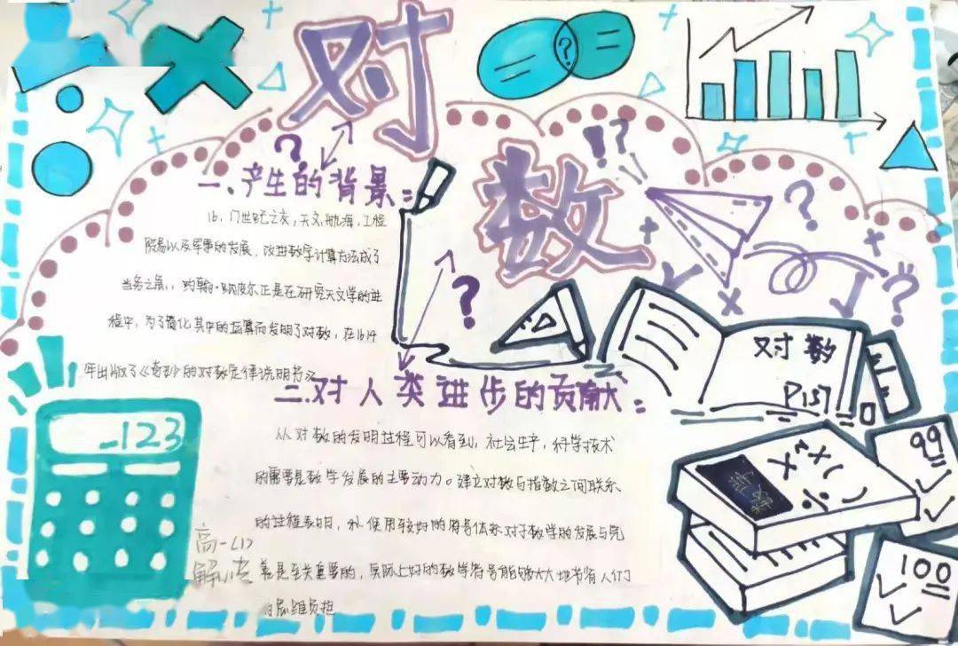 数学的奥秘手抄报内容图片