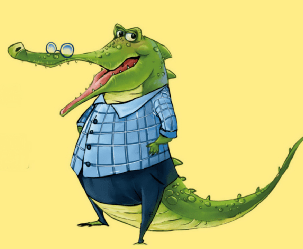 糊涂健忘的美爬班班主任扬子鳄.美丽善良的帅兽班班主任雪兔.