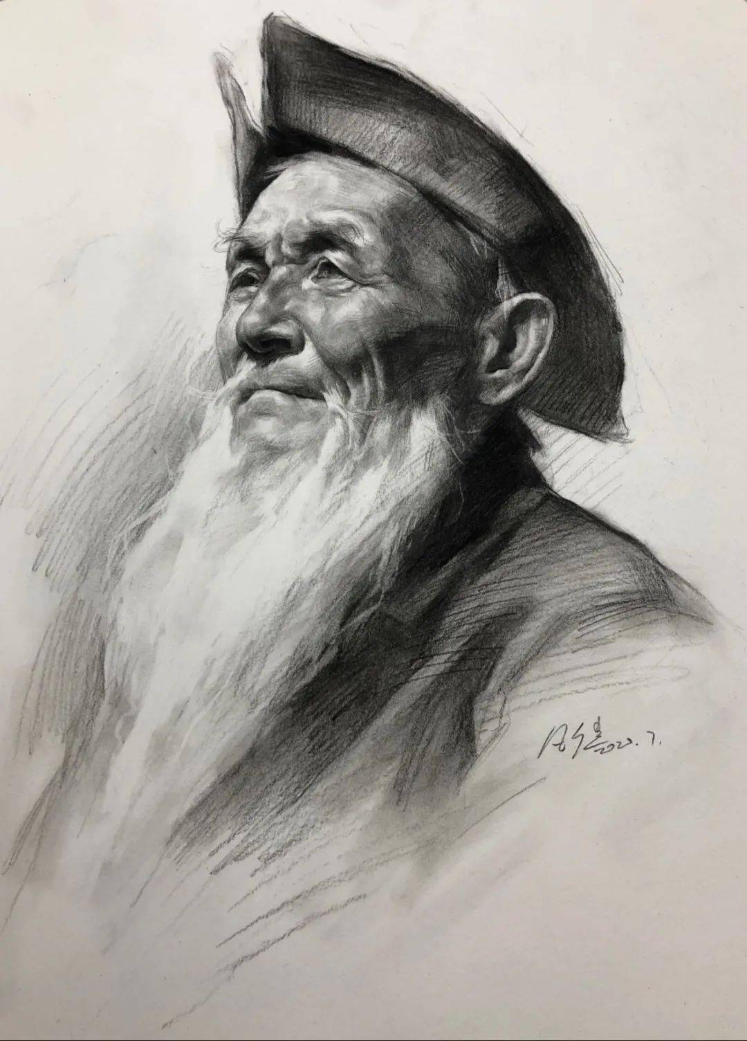 米娅超级直播——凡佳 / 素描头像示范_熟络