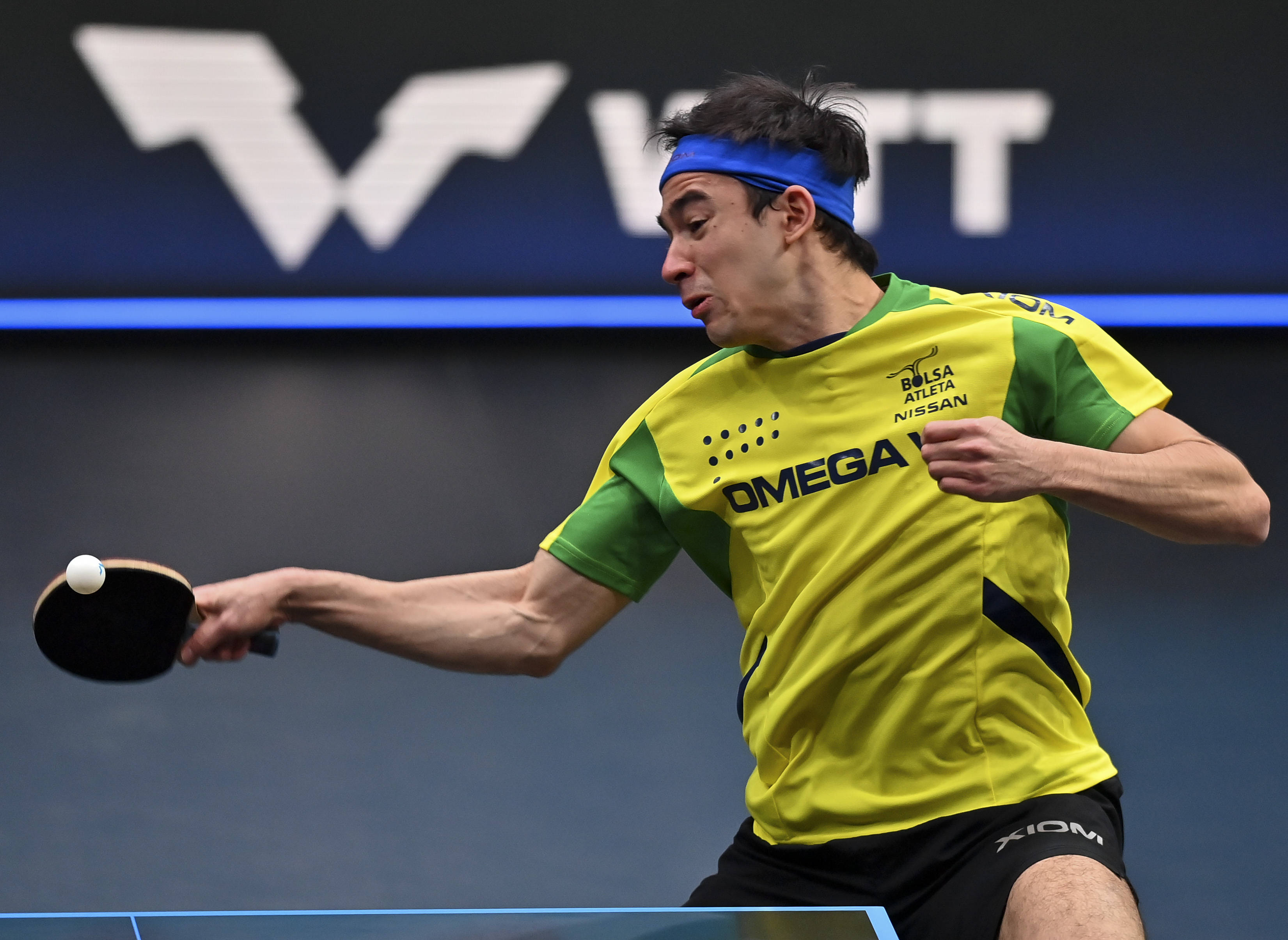 乒乓球——多哈wtt挑战赛:雨果晋级八强