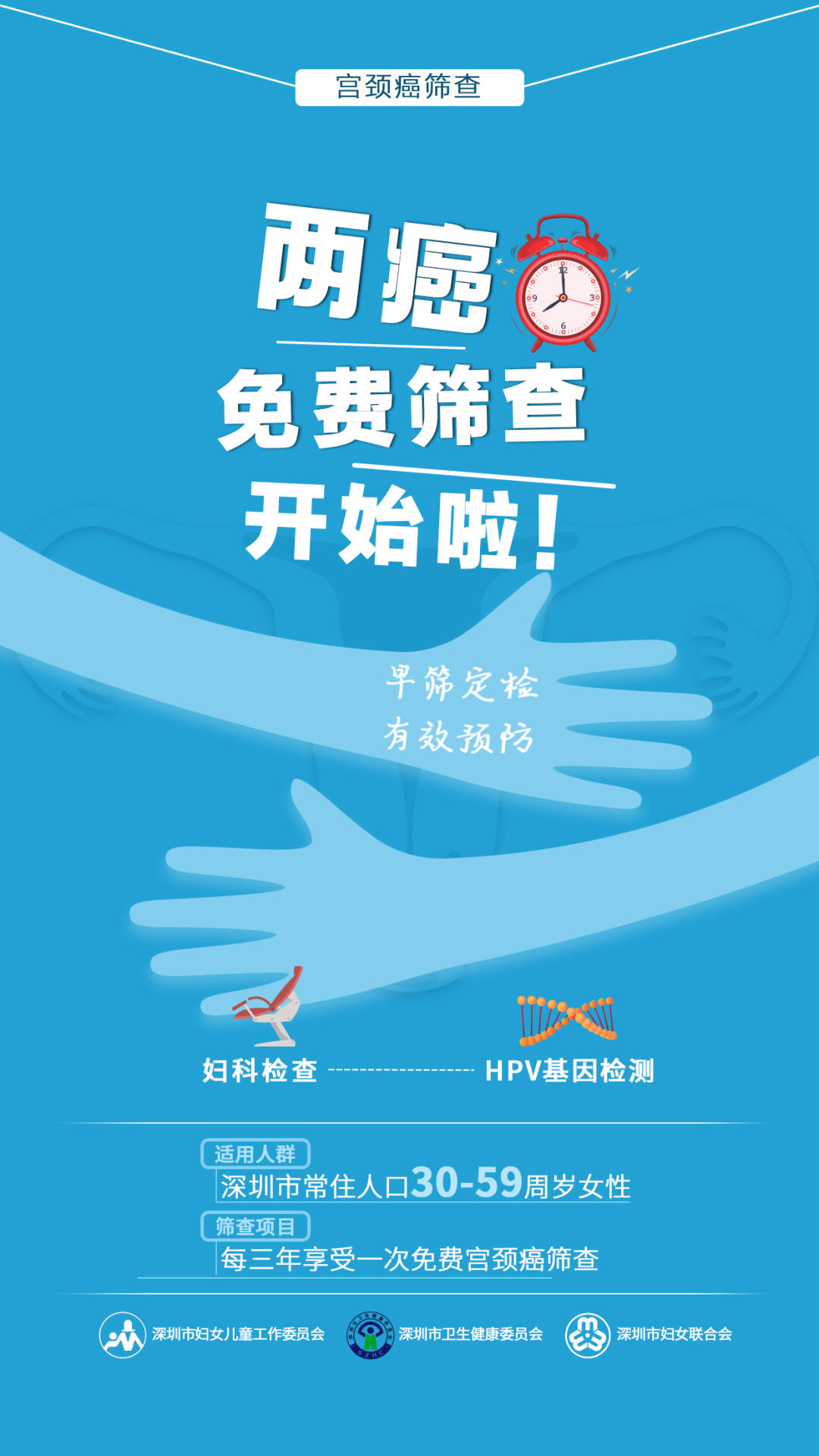 免费2021年深圳两癌筛查最新汇总信息快收藏