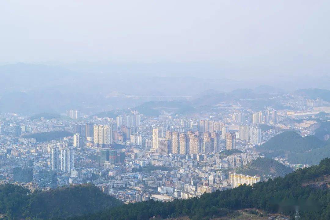 贵州省凯里市全景图图片
