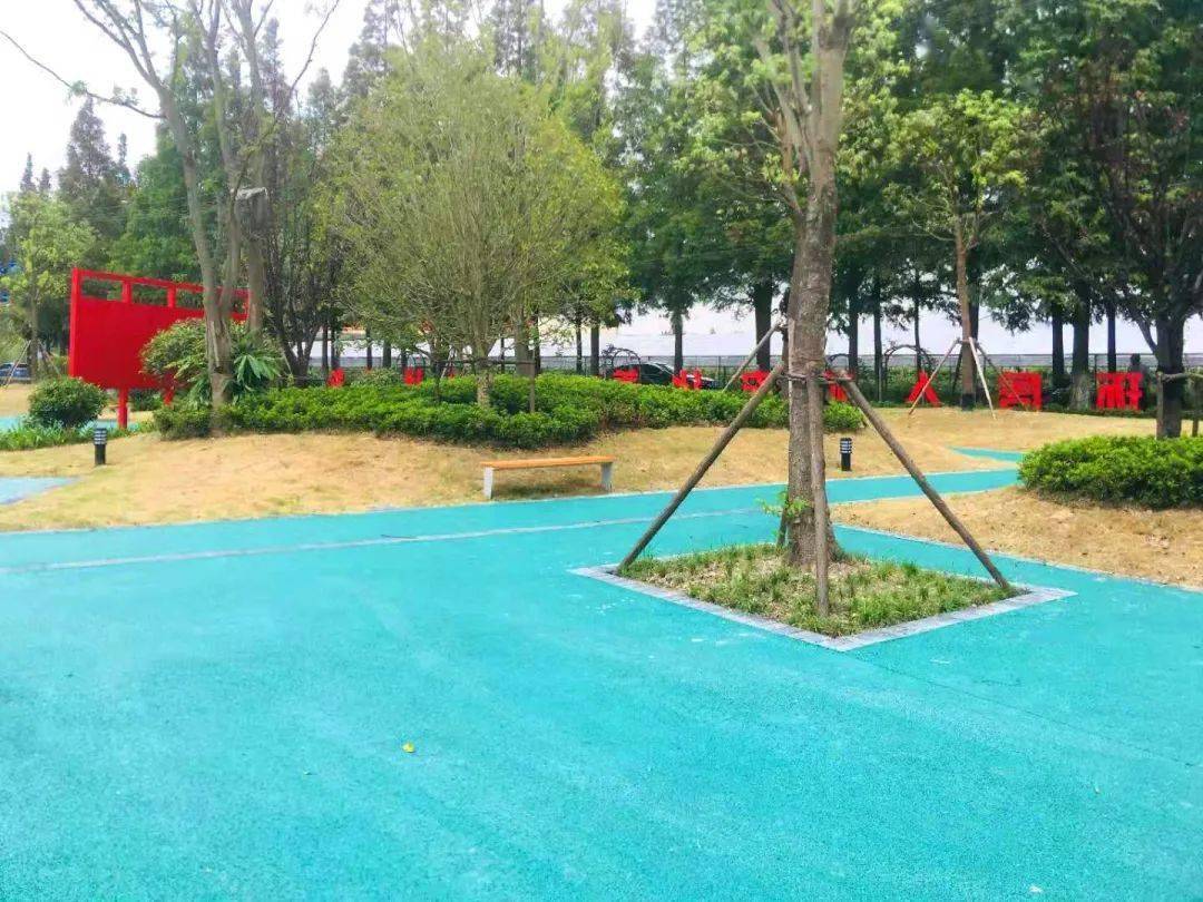 闲置空地变身小公园