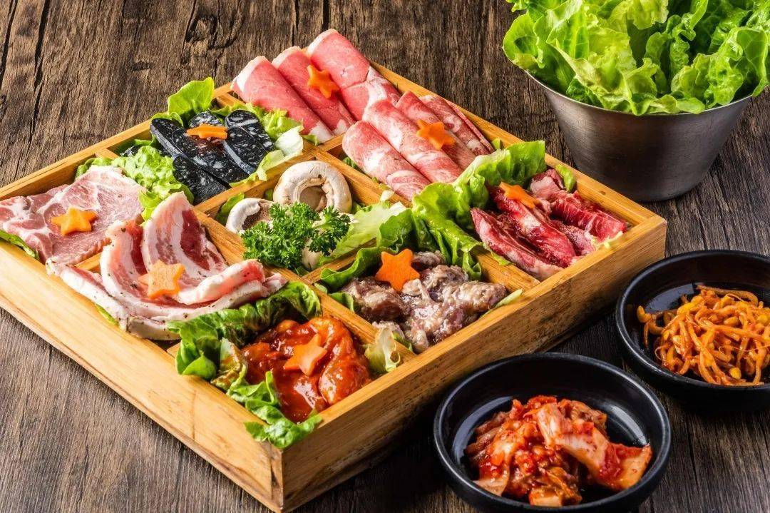 【贵家炭火烤肉】长寿路 松江大学城|99元双人9宫格套餐!