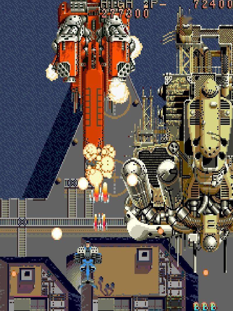 经典街机射击游戏雷龙今日登陆ps4及switch