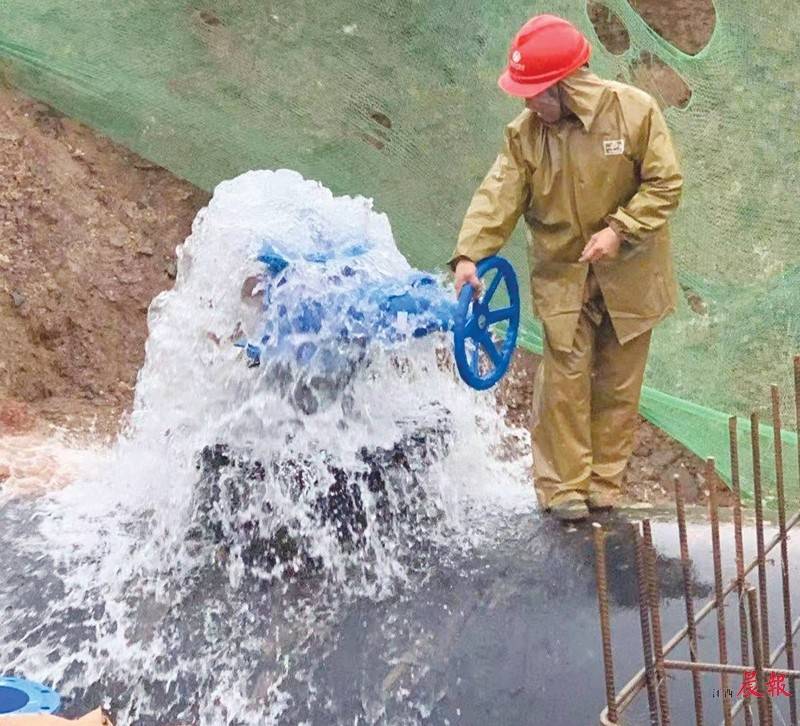 南昌城市供水应急水源通水了