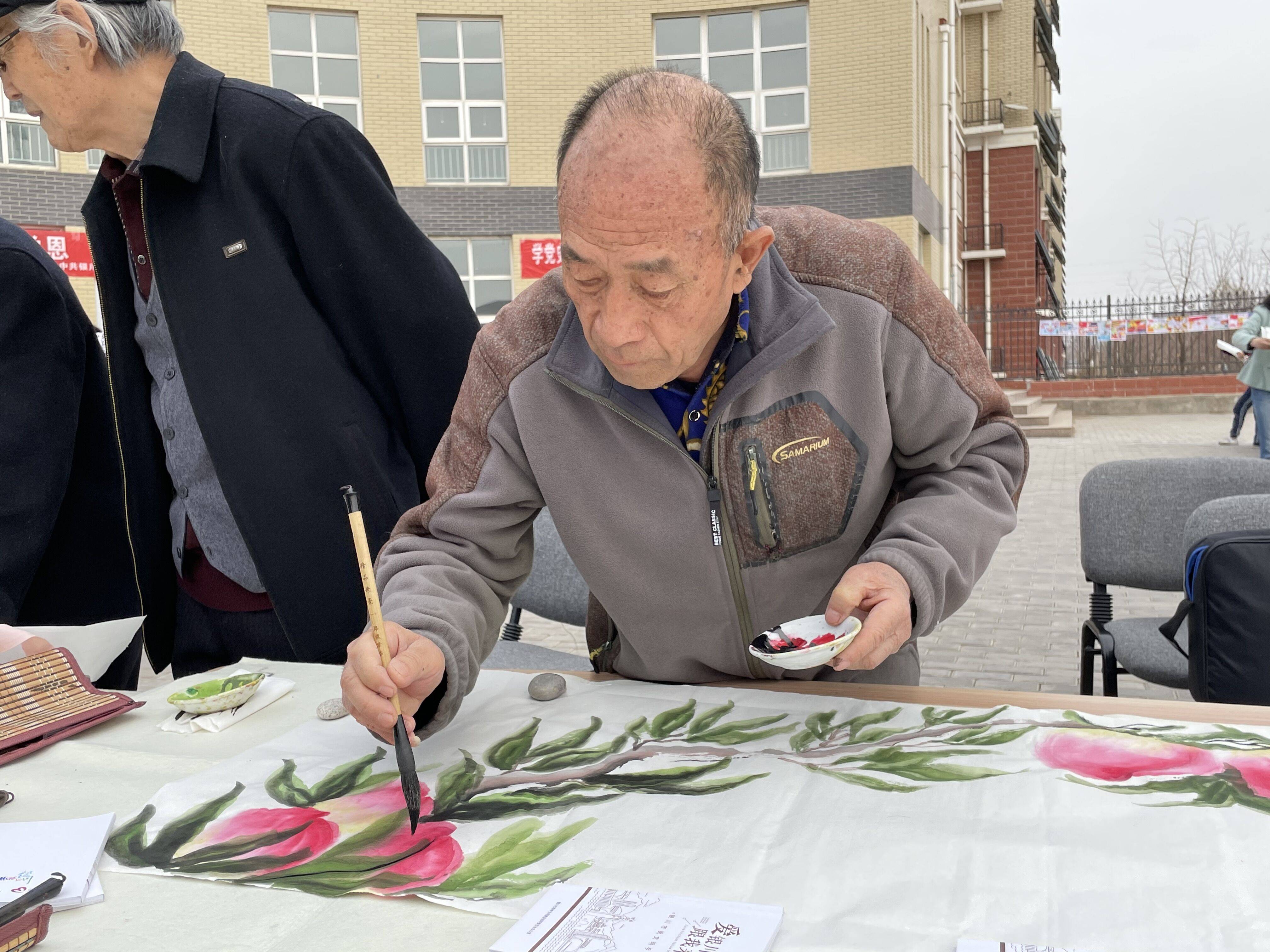 水墨丹青繪山河百人百米百幅書畫頌黨恩