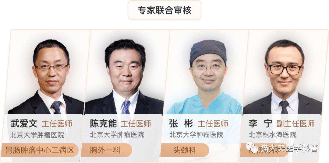 科普 武爱文,北京大学肿瘤医院胃肠肿瘤中心三病区主任医师; 陈克能