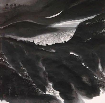 他师从李可染，一生专注画太行山：用一滴墨，画出中国极致山水之美！