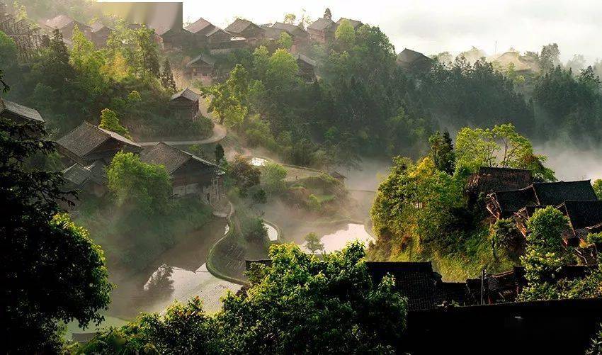 探秘苗疆腹地苗侗风情神秘从江月亮山梯田摄影团202104180424