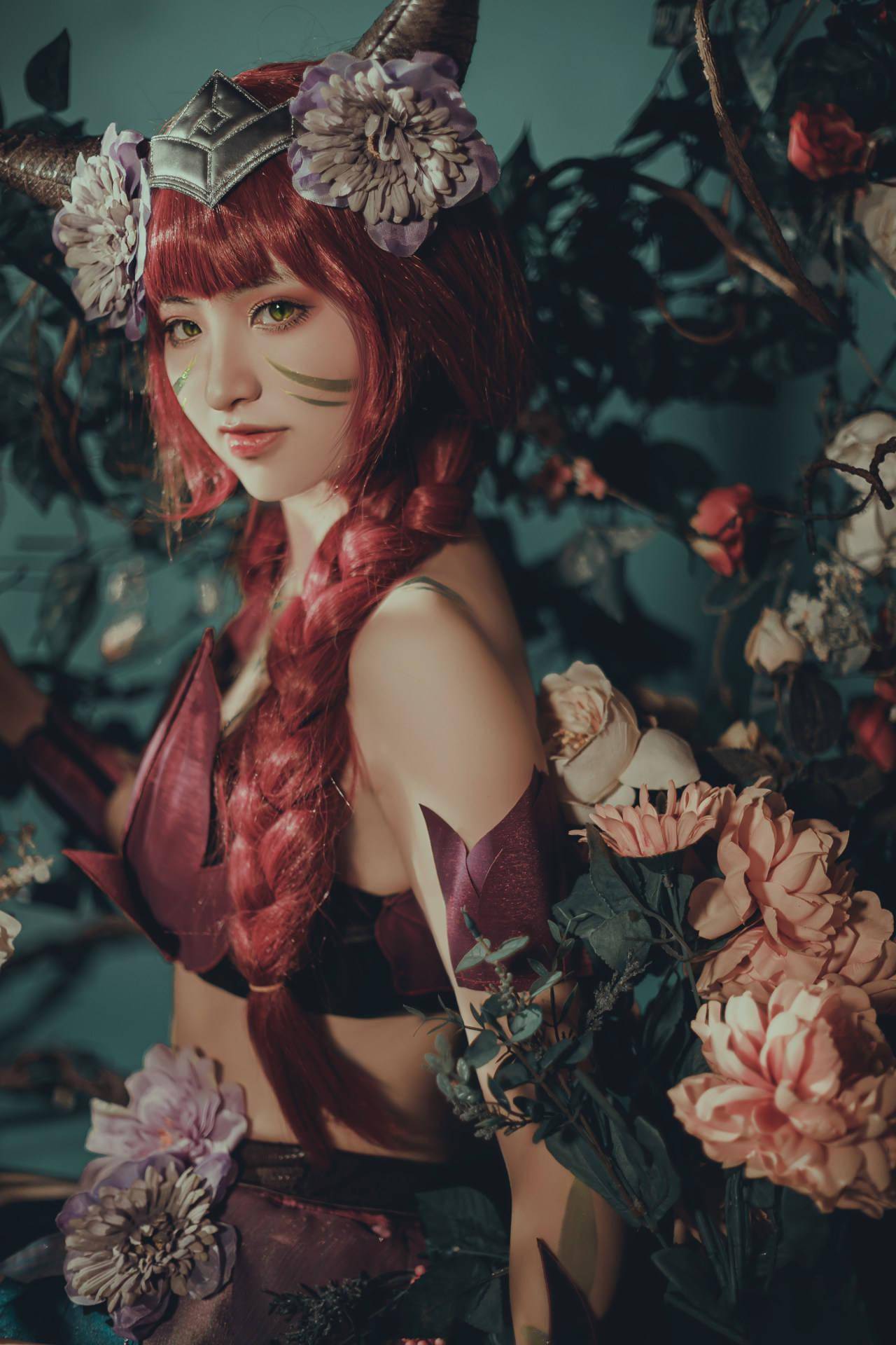 英雄联盟阿狸永恒之森cosplay