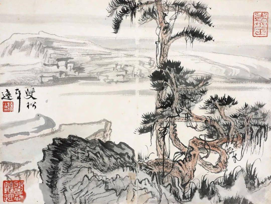 百幅陆俨少书画作品集结成册|《陆俨少书画集（续编二）》_搜狐网