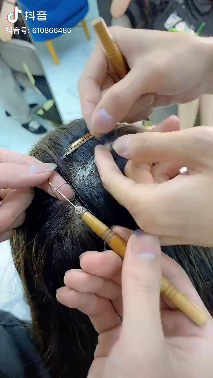 广州接发最精细的微米接发操作中广州接发接头发