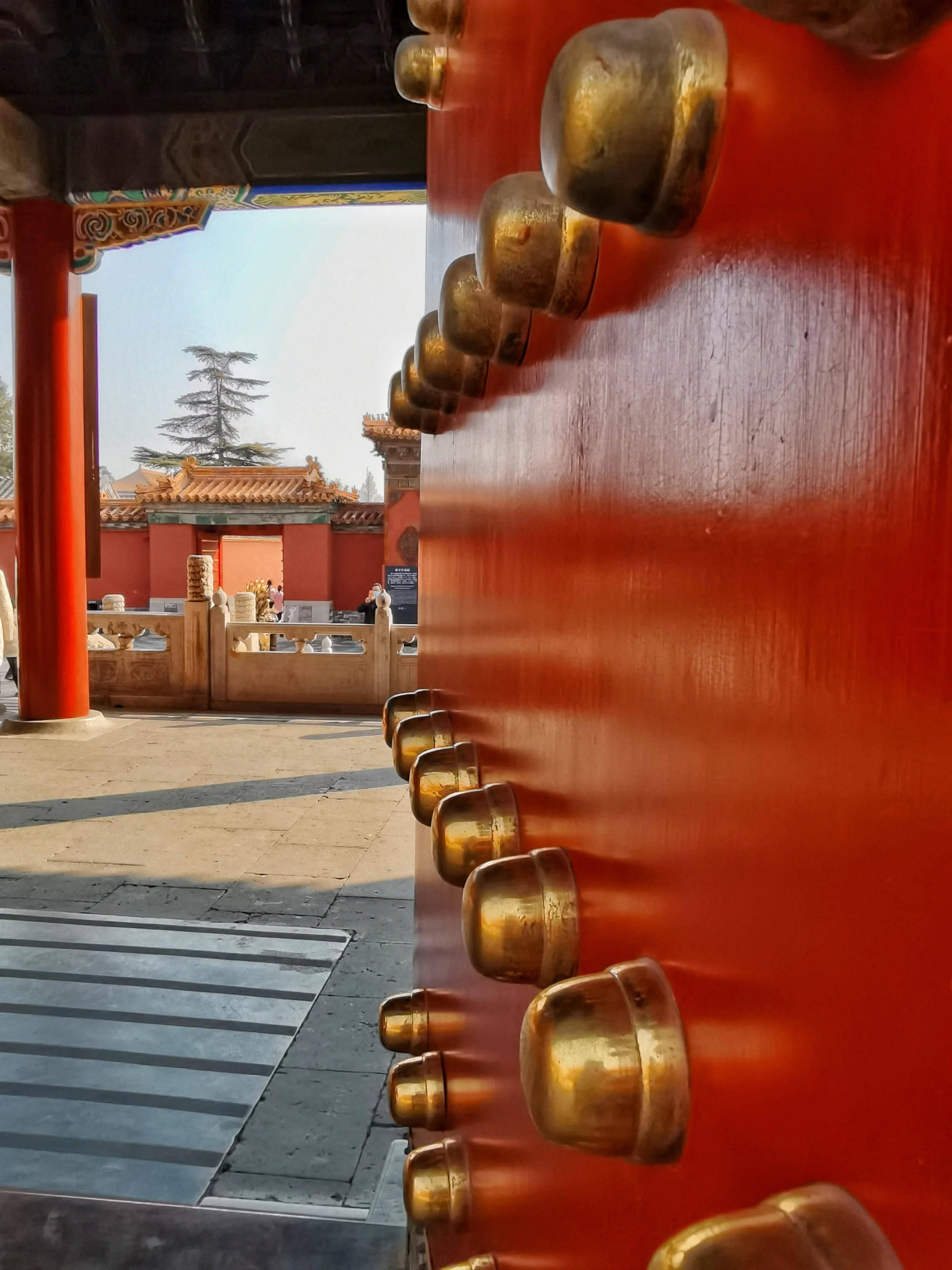 故宫这座美丽的城中之城红墙金黄色的琉璃瓦