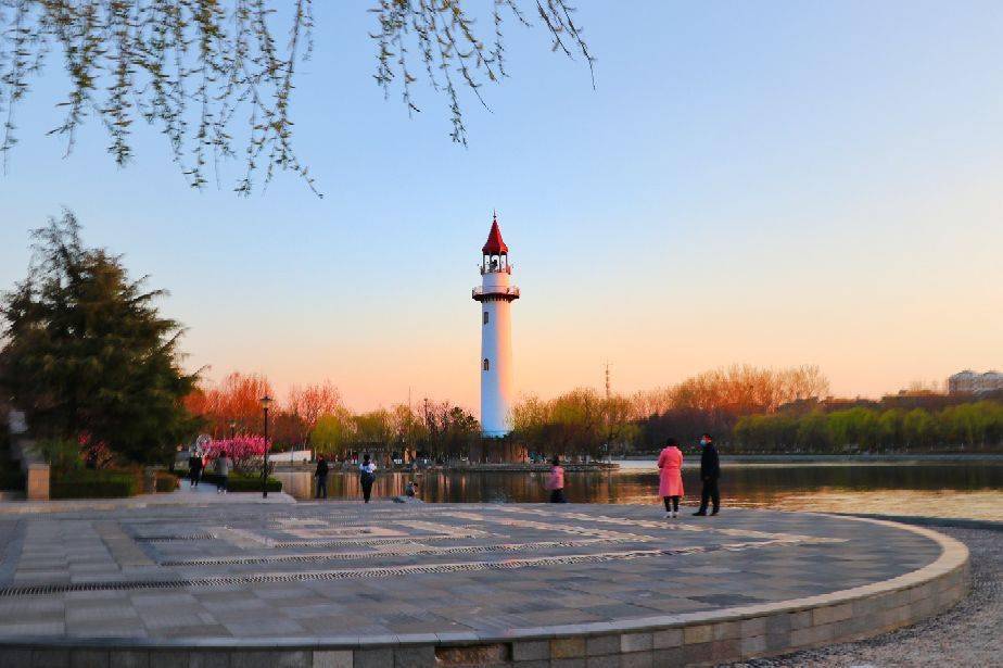 潍坊虞河春日风光