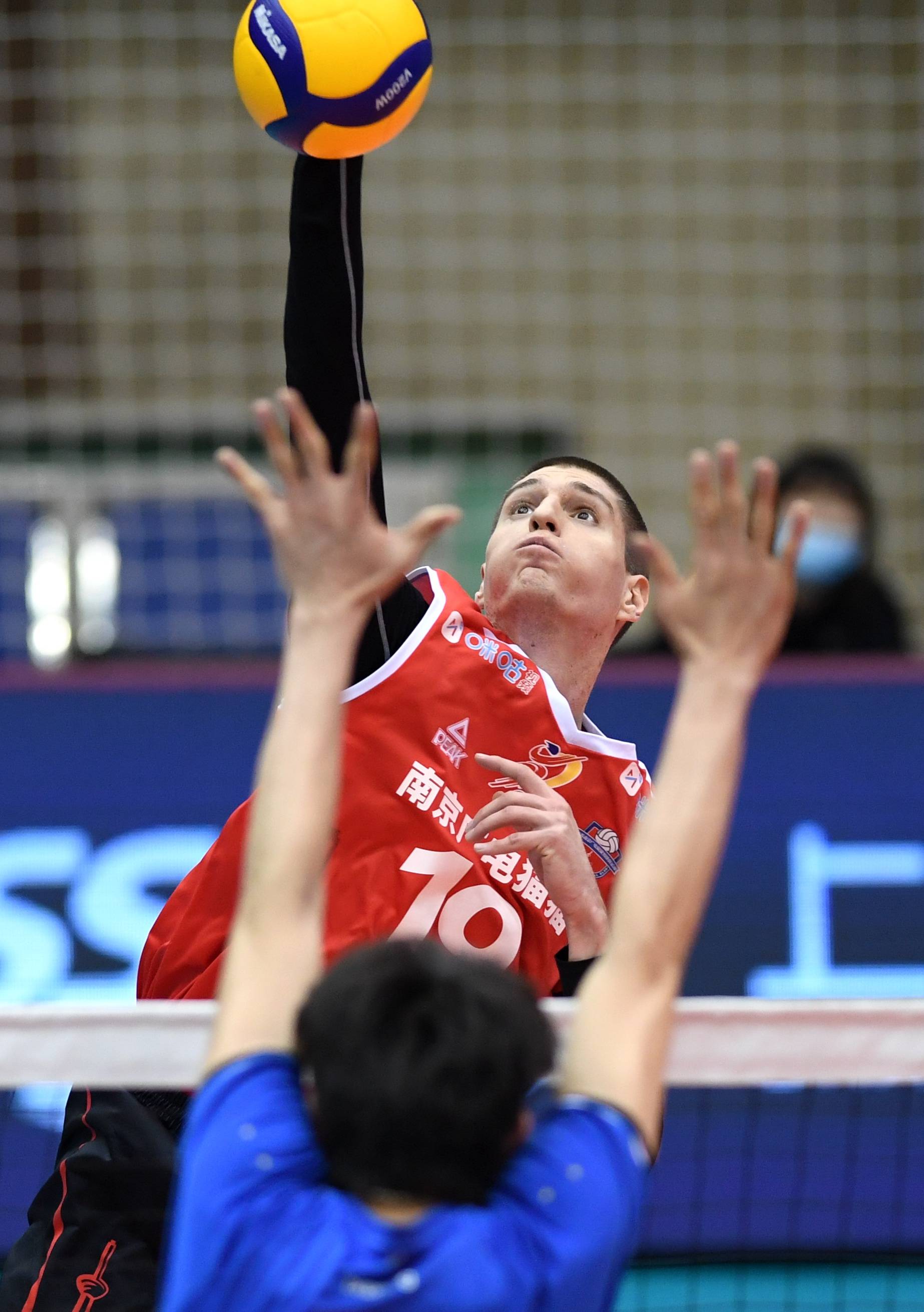 排球男排超级联赛上海胜江苏