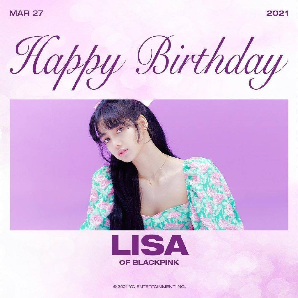 lisa 0327生日快乐,happy lisa day
