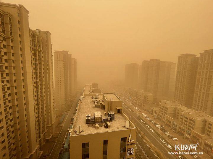 今天保定廊坊以北地区有沙尘暴_河北省气象台
