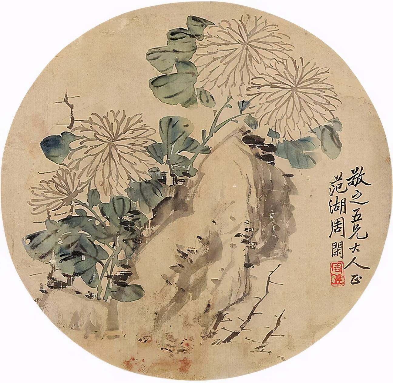 被世人淡忘的清代画家周闲笔下的花鸟画浓艳酣畅