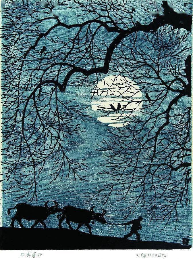 一起看看版画里的春天