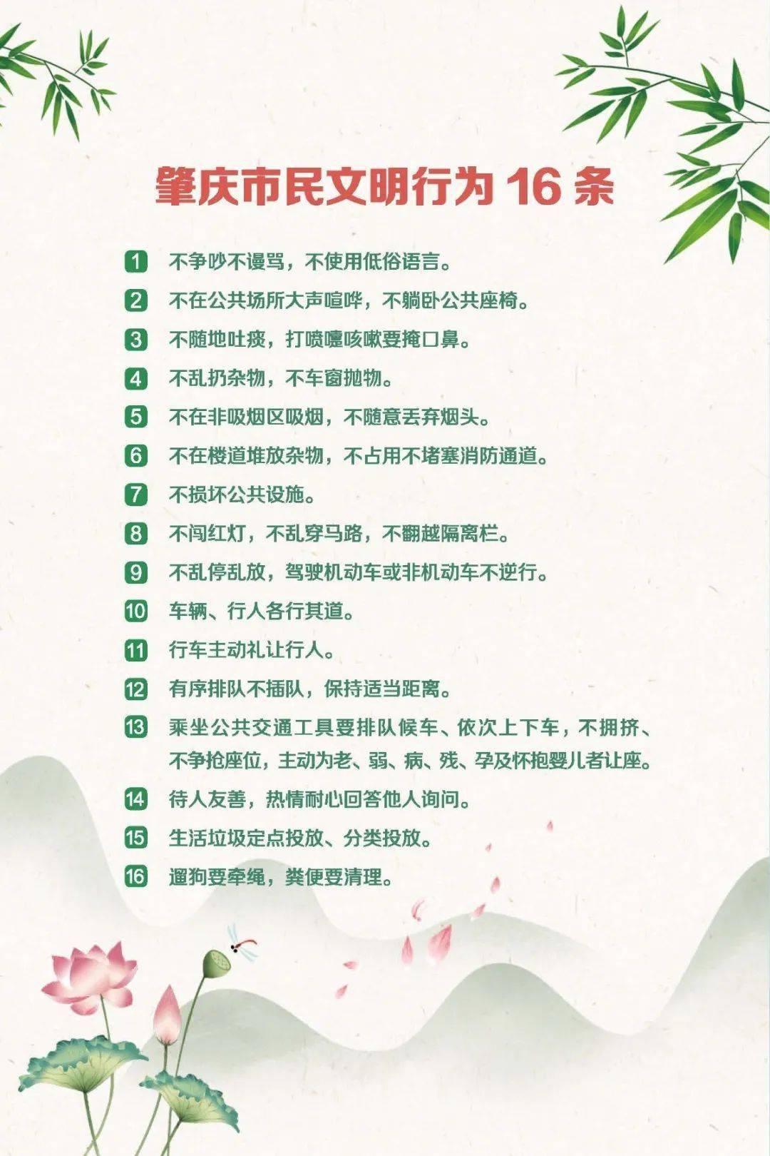 【全民学礼】一言一行展文明~这些文明守则,你也可以做到