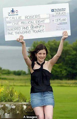 女子16岁赢180万英镑彩票大奖，如今身无分文靠福利度日