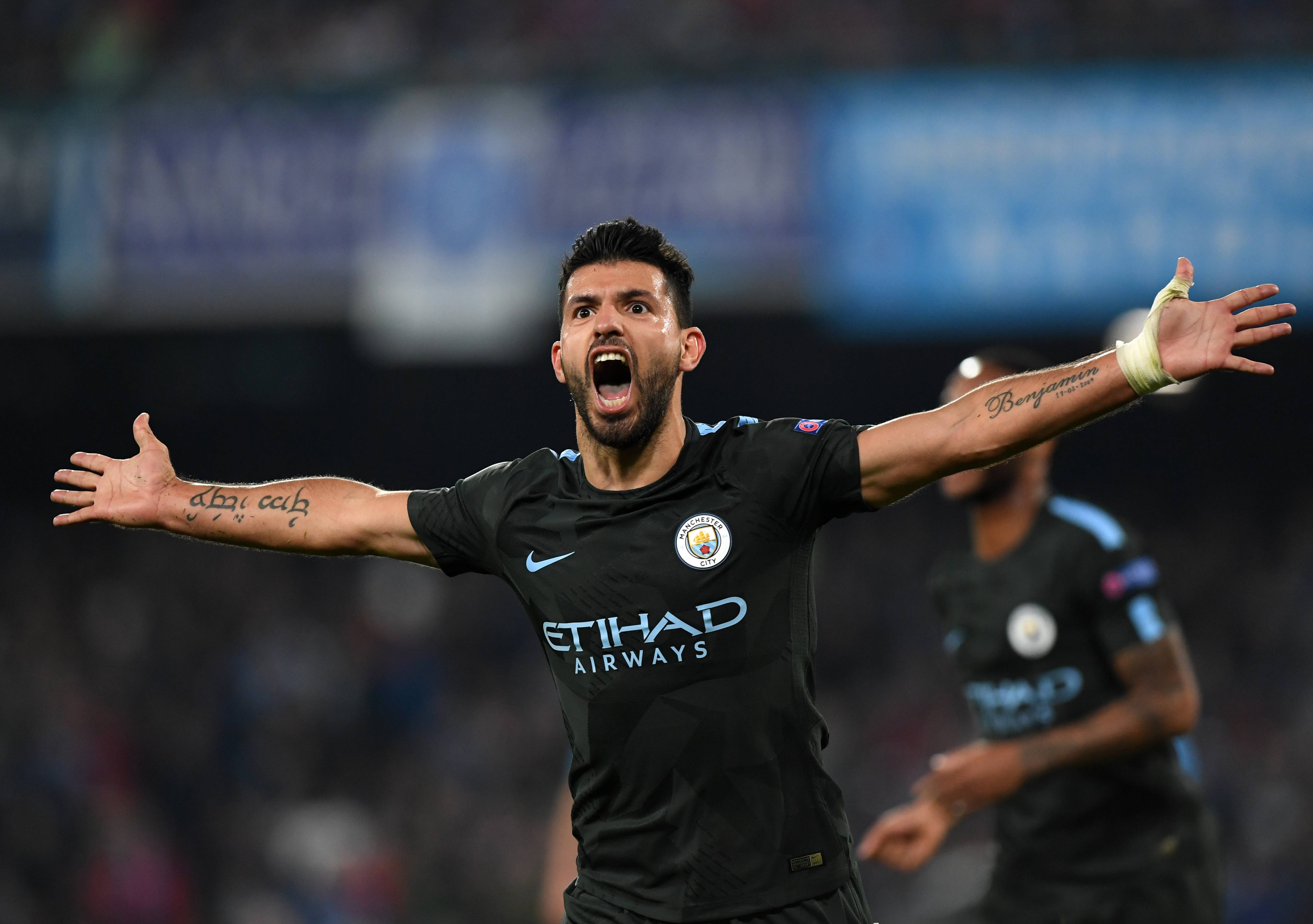 足球——曼城队史头号射手阿圭罗今夏离队