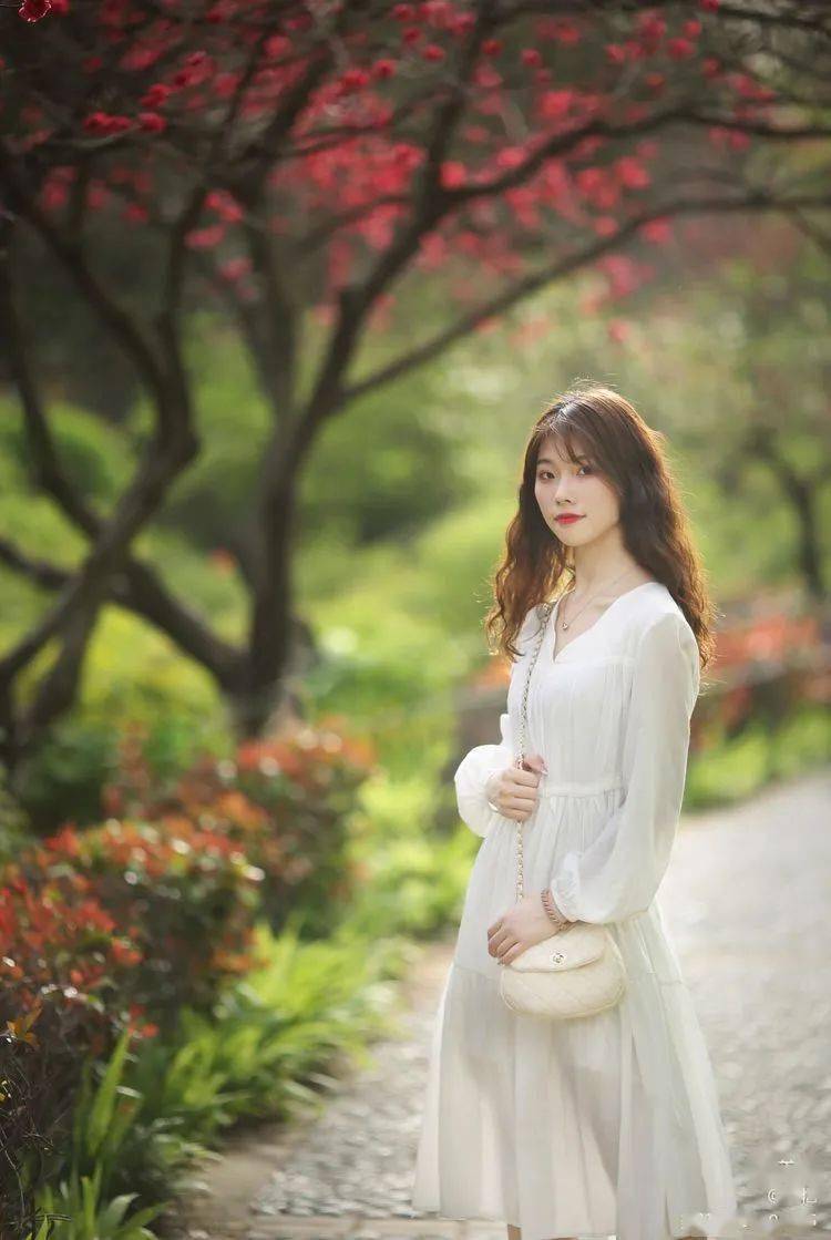 人像摄影春暖花开